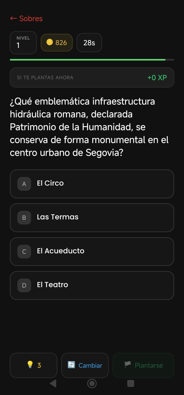 Captura de Legatum: pantalla de Inicio
